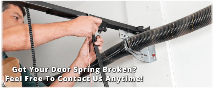 Broken Garage Door Spring Novato CA